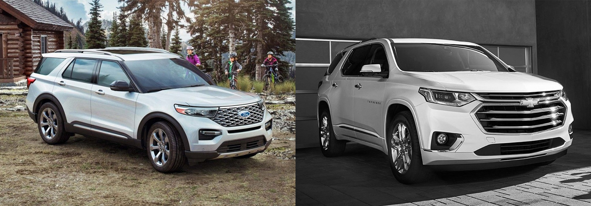 2020 Ford Explorer vs 2019 Chevrolet Traverse - Prestige Ford