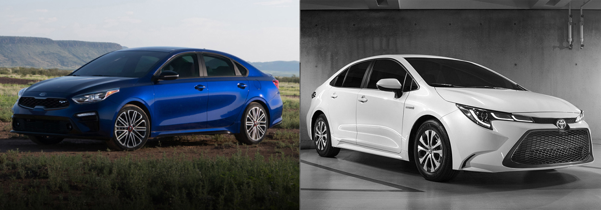 Review the 2020 Kia Forte vs 2020 Toyota Corolla in Mooresville NC