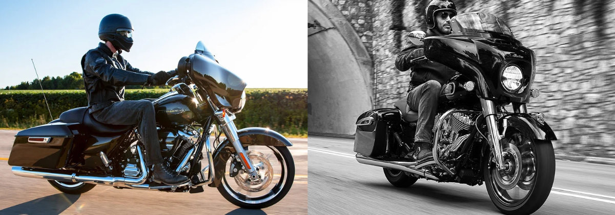 2022 Harley-Davidson® Street Glide® vs 2023 Indian Chieftain