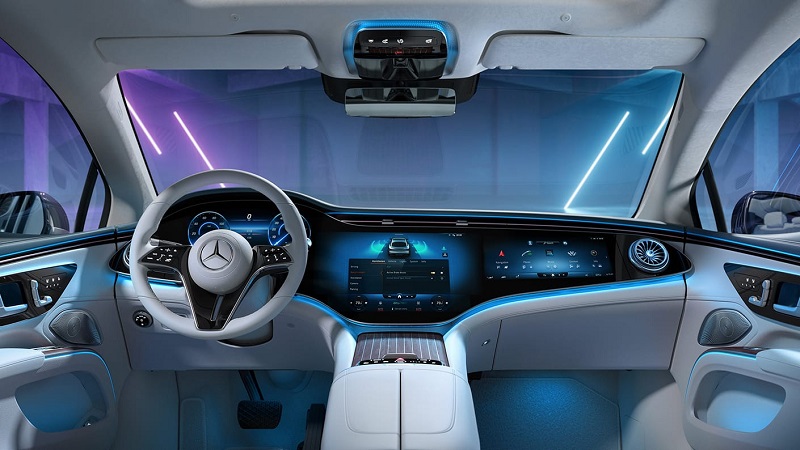 Chattanooga TN - 2022 Mercedes-Benz EQS 580 4MATIC® Sedan's Interior